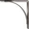 Ekena Millwork Morris Steel Bracket, Hammered Silver 3"W x 10"D x 10"H BKTM03X10X10MOHSV - alternate 3